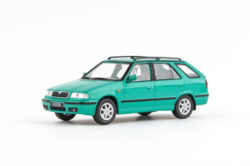 Abrex Škoda Felicia FL Combi 1:43 Zelená Pacific Metalíza